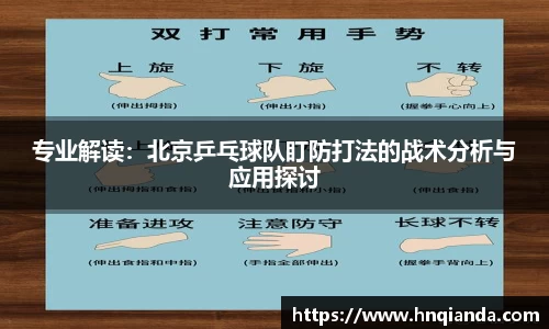 专业解读：北京乒乓球队盯防打法的战术分析与应用探讨