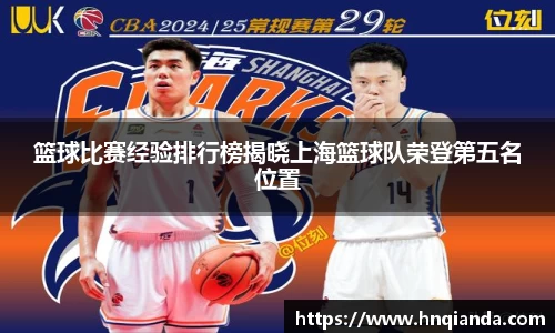 篮球比赛经验排行榜揭晓上海篮球队荣登第五名位置